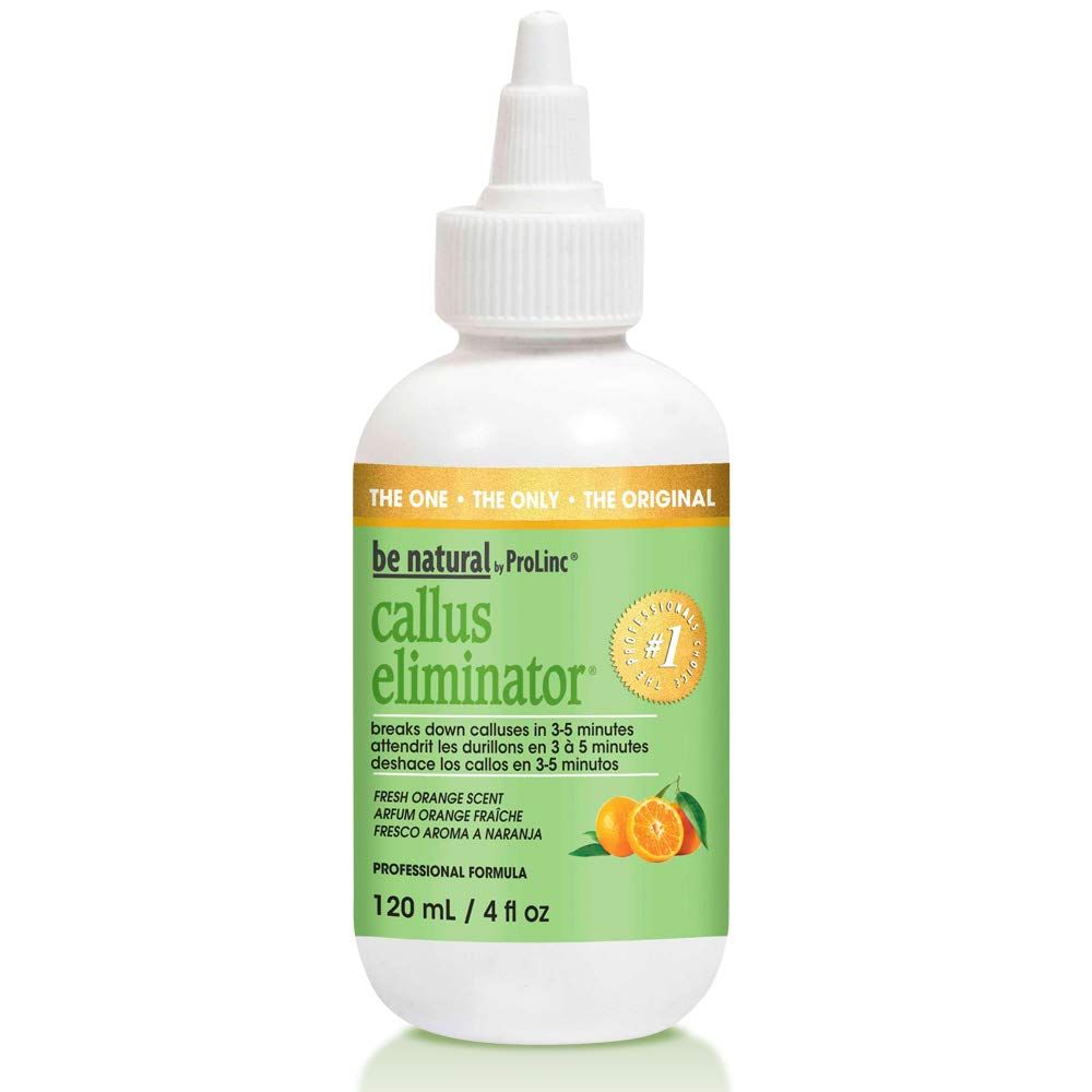 Callus Eliminator is a powerful but safe formula that helps remove tough calluses and dead skin on the feet. The orange scent 4oz bottle contains a specially formulated gel that softens even the thickest and hardest calluses in just a few minutes, making them easier to remove using a foot file or pumice stone.