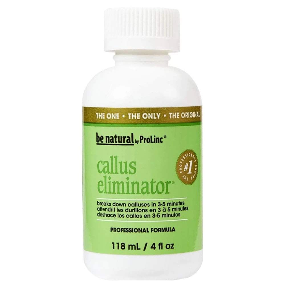 Prolinc Be Natural Callus Eliminator is a powerful solution designed to remove tough and thick calluses on your feet. It is a fast-acting formula that softens and breaks down the dead skin, allowing you to gently file it away without any pain or discomfort.