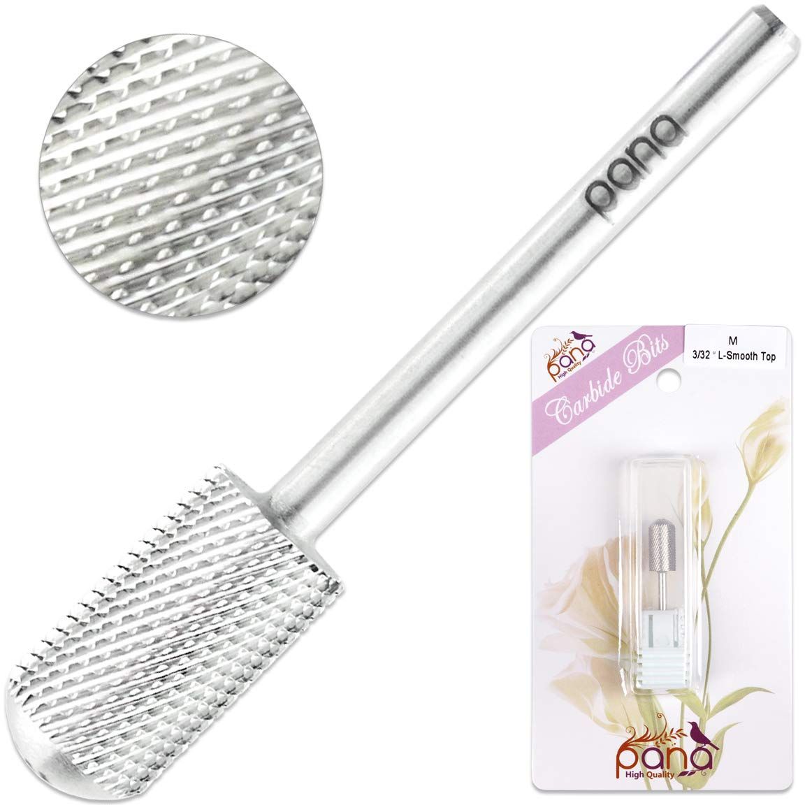 Introducing our top-notch quality carbide bit, perfect for smooth shape contour on any nail gel surface or natural nails. Our carbide bit features a smooth top that protects the skin and prevents any damages to cuticles.