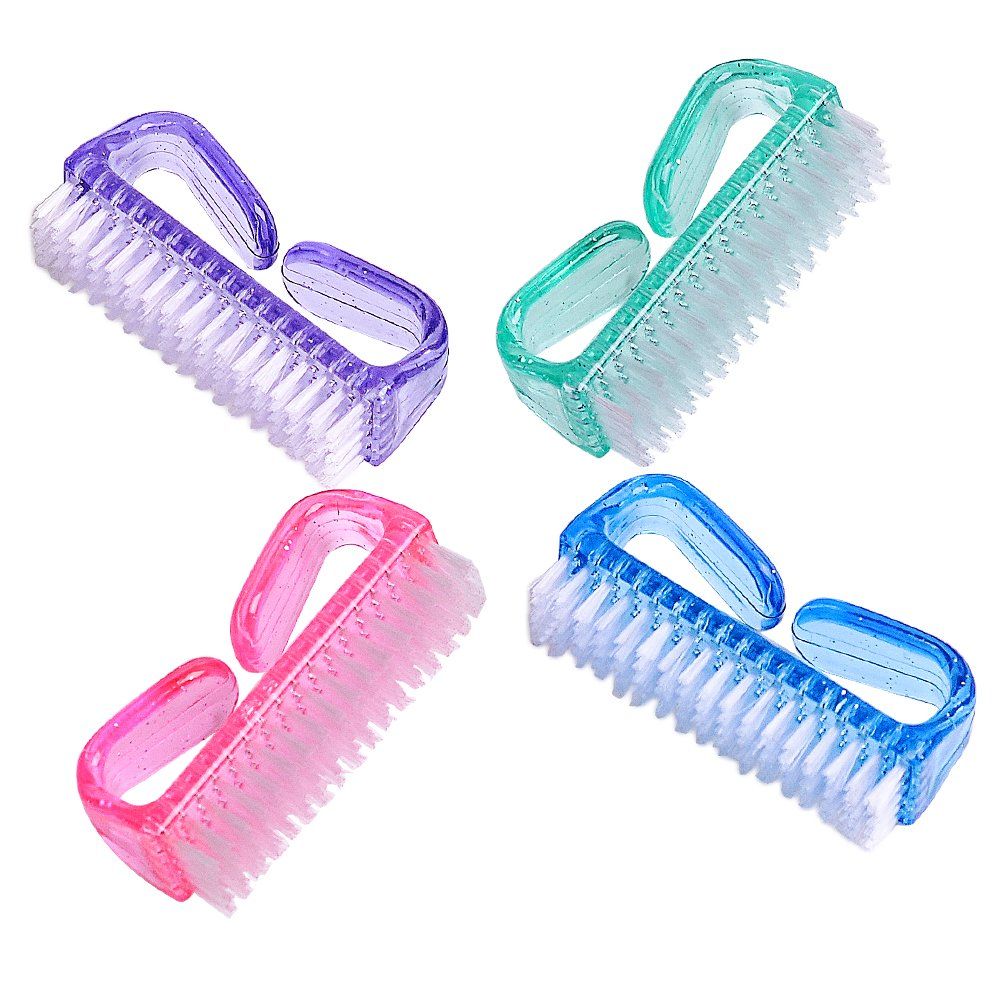 A Handle Grip Nail Brush is a small, handheld cleaning tool used to scrub the nails and cuticles. It usually has a handle for a comfortable grip and bristles made of either synthetic or natural materials.