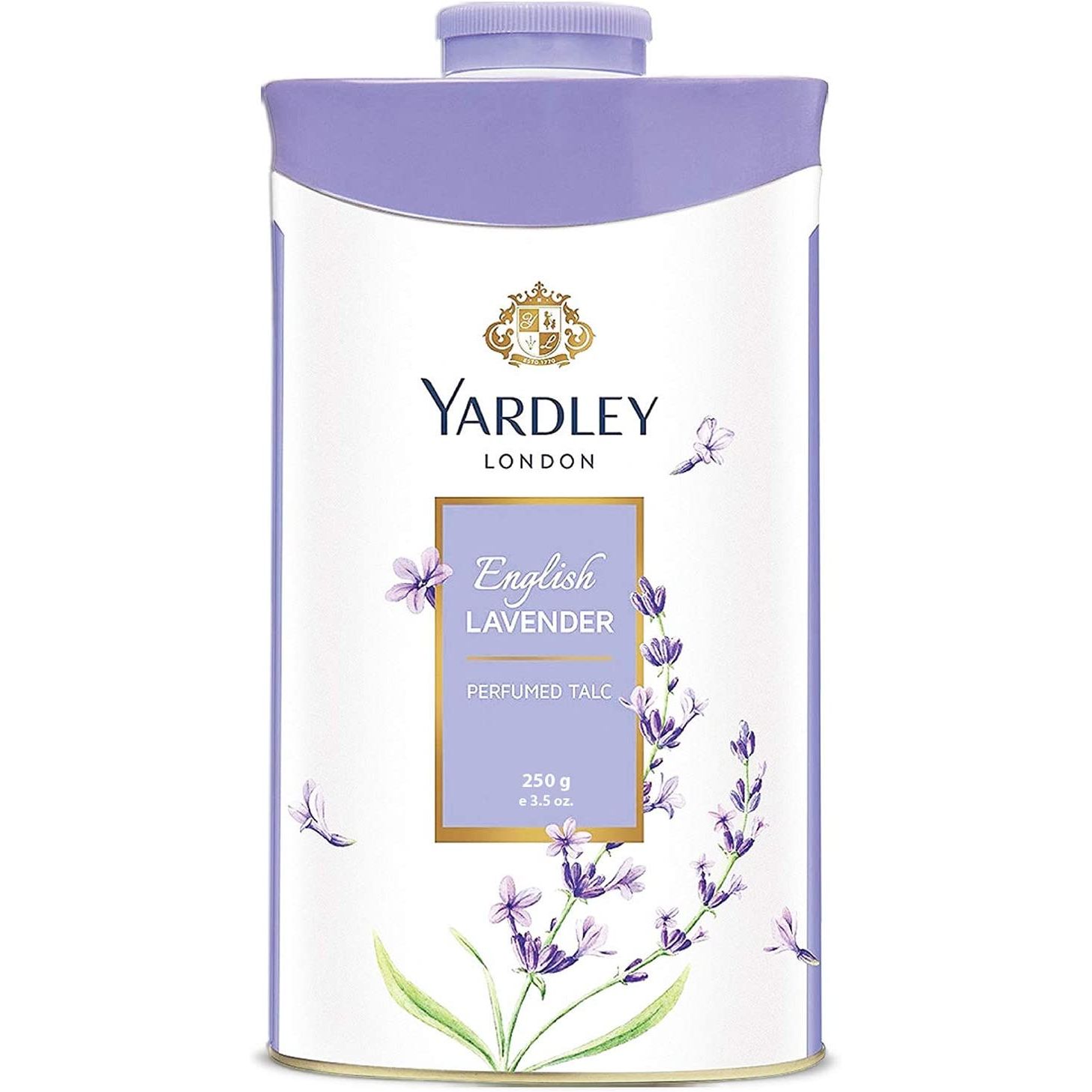 Yardley London English Lavender Perfumed Deodorizing Talc Talcum Powder is a high-quality talcum powder that is made from the finest natural ingredients. It comes in a 250gm container that is easy to use and convenient to carry around.