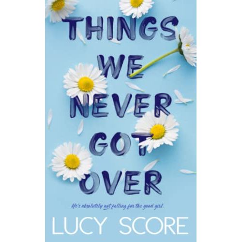 The book "Things We Never Got Over" is a contemporary romance novel written by Lucy Score. The story follows the life of a young woman named Paige Rutherford who returns to her hometown after losing her job in the city. She is determined to start fresh and create a new life for herself.