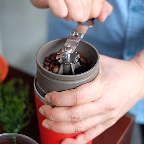 Introducing the Cafflano Klassic, the must-have portable pour-over coffee maker. With its sleek black design and compact size, this all-in-one device is perfect for those who appreciate simplicity and want to enjoy a hassle-free coffee experience wherever they go.