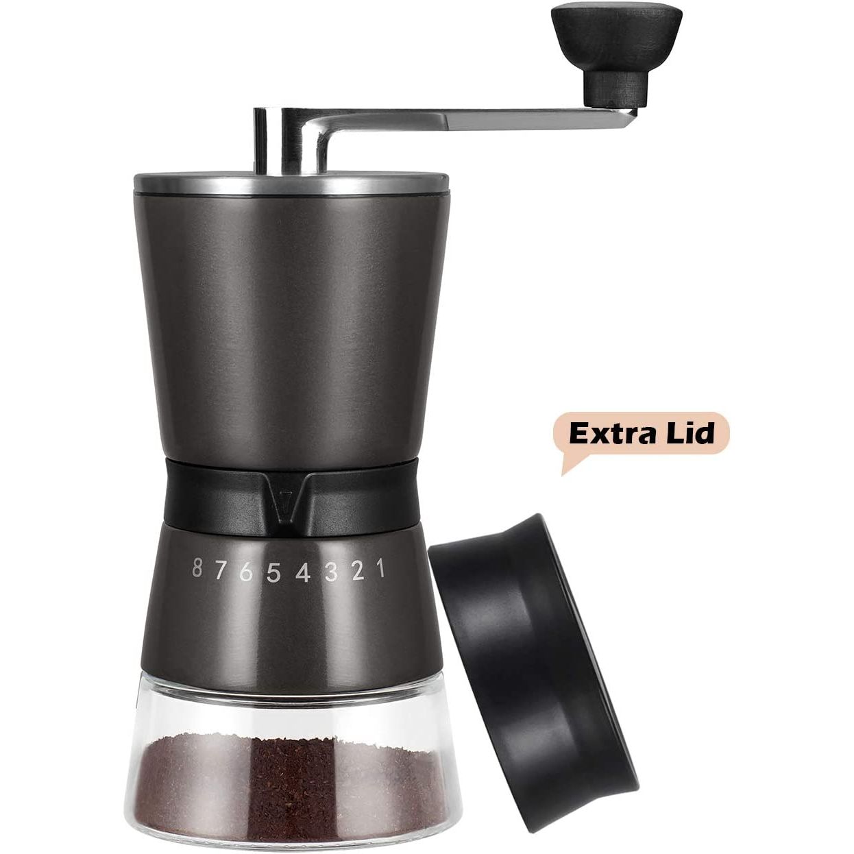 Elevate your coffee experience with the manual coffee grinder, a must-have for coffee aficionados who appreciate the art of coffee preparation.