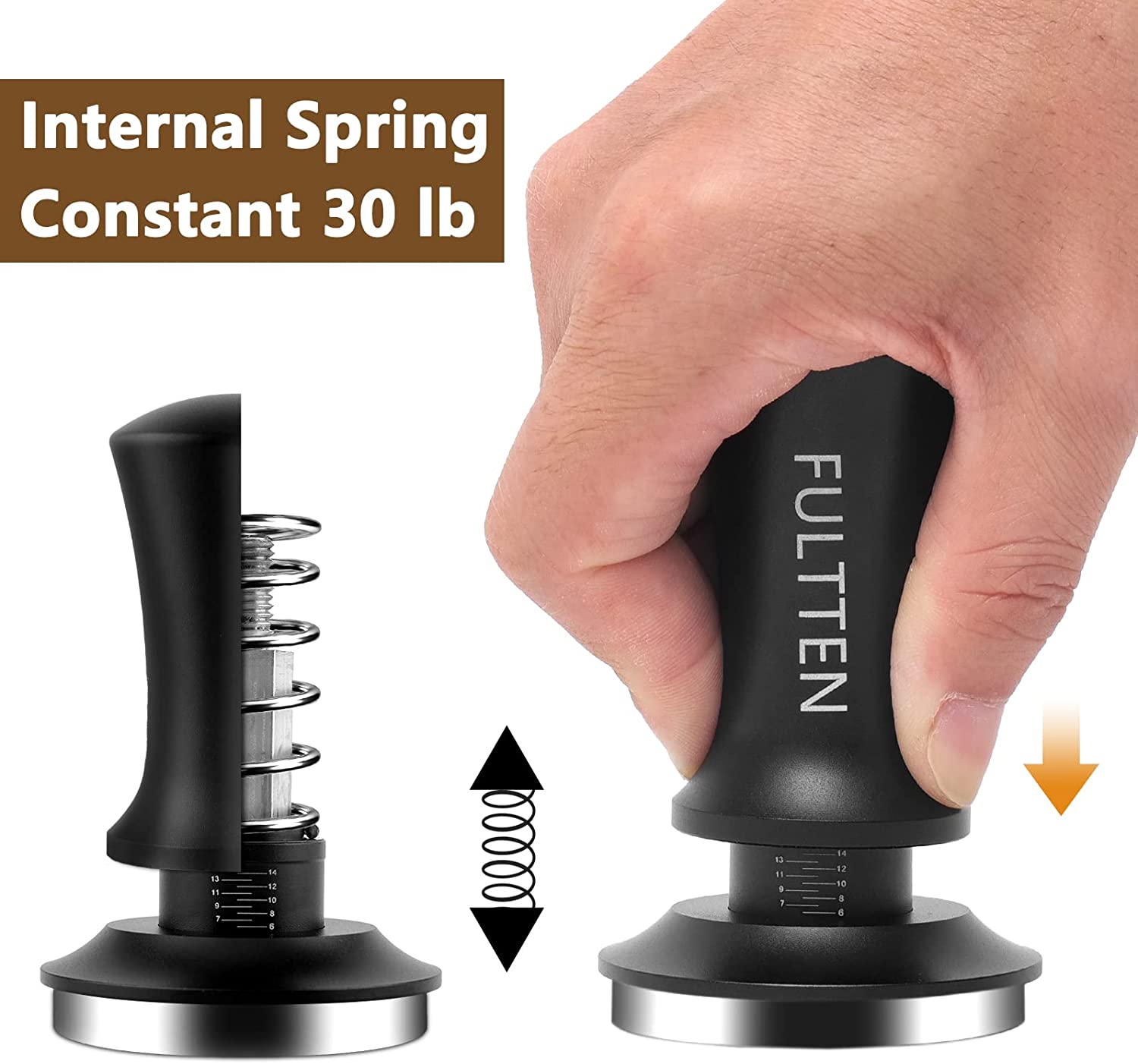 For the best experience, we recommend following our sizing guide to measure your coffee filter before purchasing our espresso press tamper. If you have any questions or concerns, our team is always ready to assist you via email. Don't miss out on this opportunity to enhance your coffee brewing skills and enjoy the perfect espresso at home.