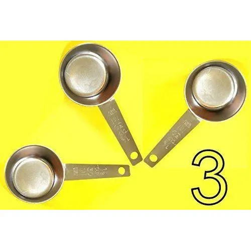 If you are a coffee lover, getting your measurements right is essential to a great cup of Joe. And that's where the Alazco 3 PC Coffee Measuring Scoop 1/8 Cup Stainless Steel comes in handy.
This measuring scoop is made of high-quality stainless steel, which makes it durable and corrosion-resistant.