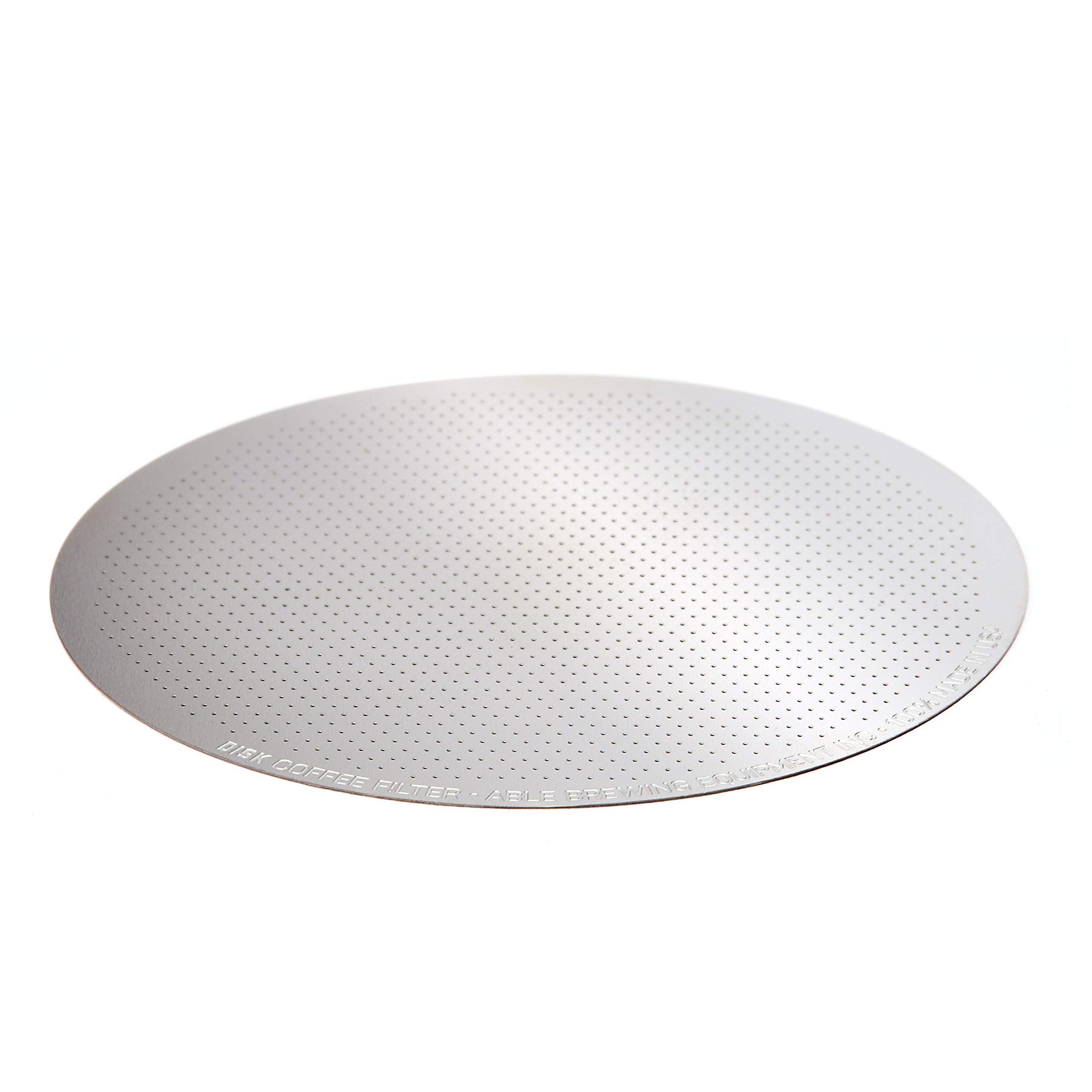 Introducing the Able DISK (Standard), the ultimate stainless steel coffee filter designed specifically for use with the popular Aeropress coffee maker. Say goodbye to wasteful paper filters and hello to a more eco-friendly and cost-effective brewing solution.