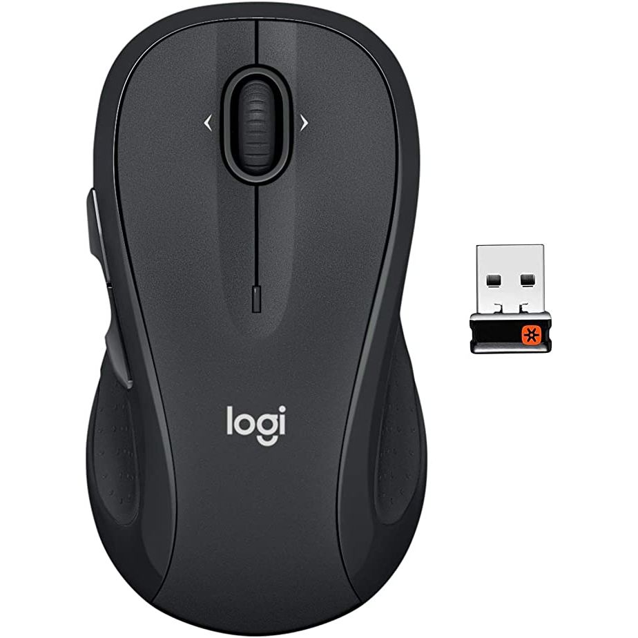 Logitech M510 Wireless Computer Mouse for PC with USB Unifying Receiver - Graphite image