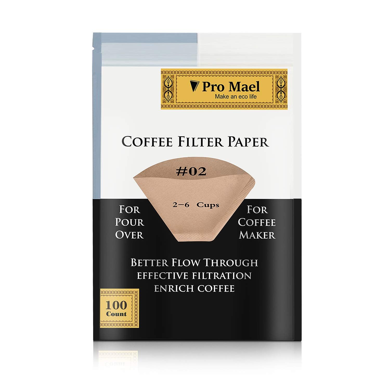 Are you a coffee lover eager to ditch pre-packaged pods in favor of traditional brewing methods? Look no further than the #2 Cone Coffee Filters Paper Disposable.