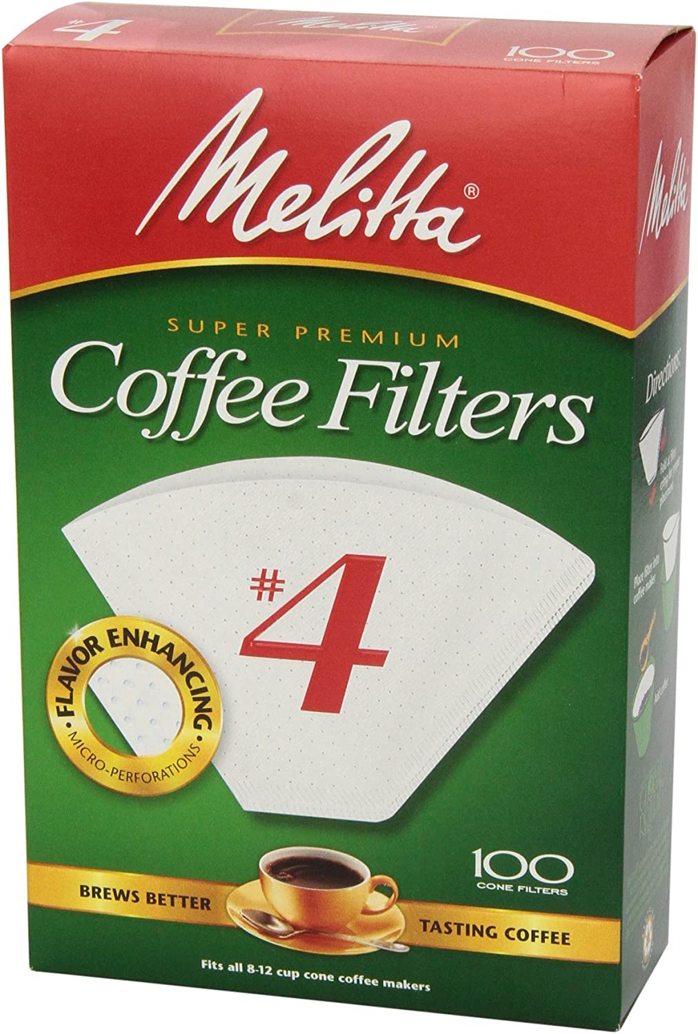In a nutshell, Melitta #4 Cone Coffee Filters are the go-to option for coffee lovers who value both taste and ease of use. Their user-friendly nature, sustainability features, and ability to deliver a consistently delightful cup of coffee make them an indispensable tool in every brewing arsenal. Description by ChatGPT.