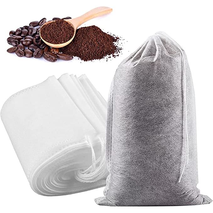 Yzurbu, a China-based company, presents the Yzurbu 100pcs Cold Brew Coffee Bags, a specialized solution for the ultimate cold brew coffee or iced tea experience. These disposable bags, measuring 6'' x 8'' and equipped with a user-friendly drawstring, promise a hassle-free and mess-free brewing process.