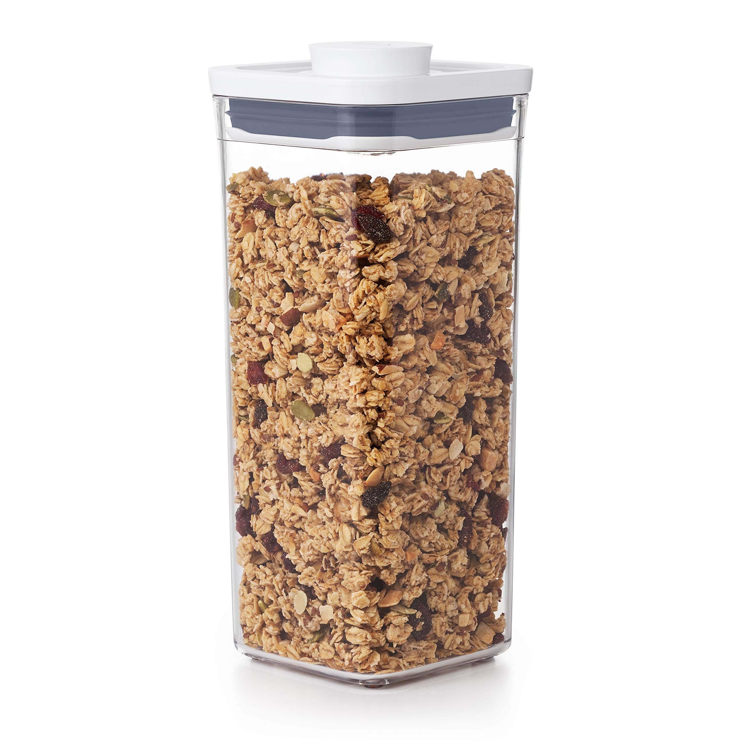 The OXO Good Grips POP Container is a must-have for anyone seeking to keep their pantry items fresh and neatly organized. With a roomy capacity of 1.