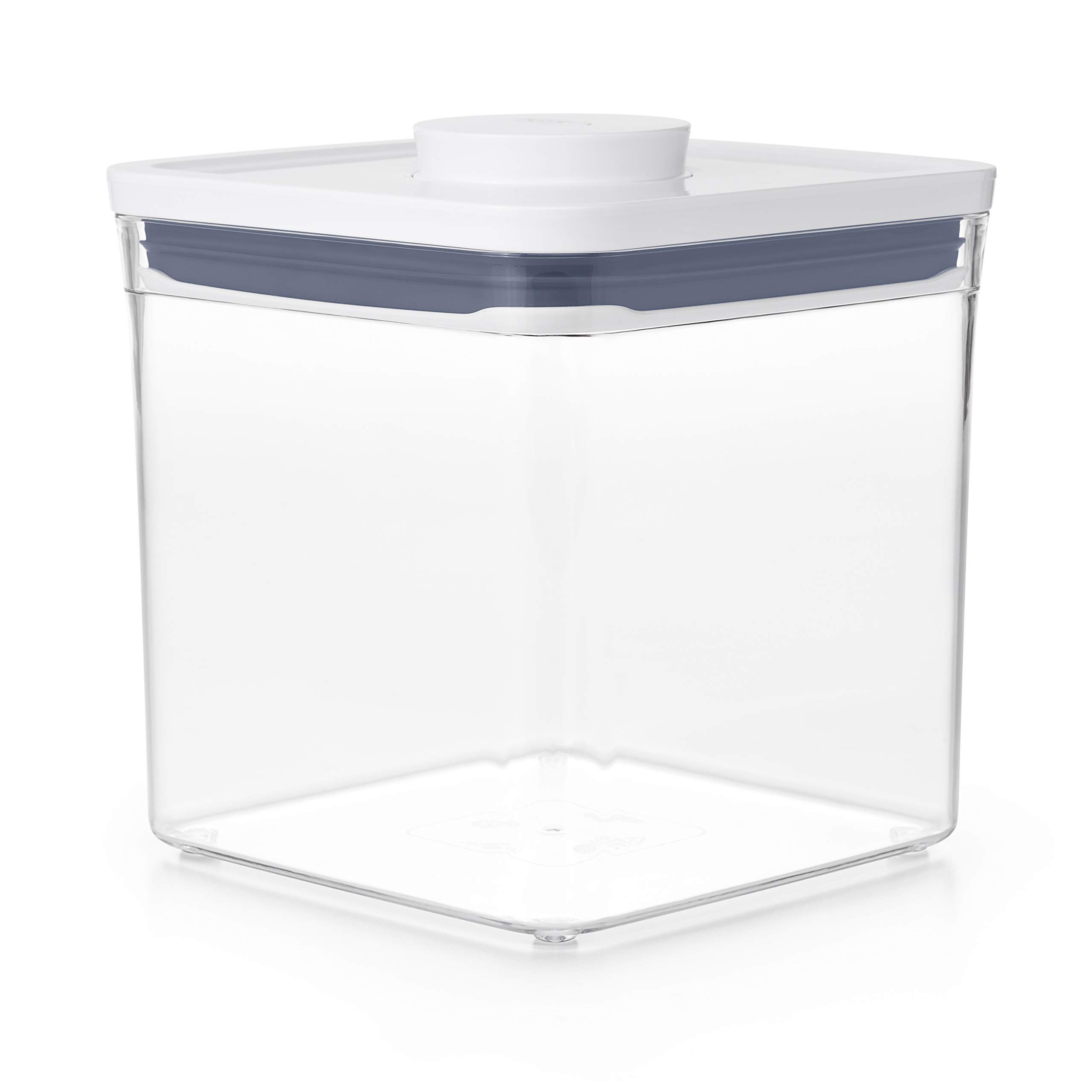 The OXO Good Grips POP Container revolutionizes food storage with its innovative design. Specifically crafted for storing dry ingredients like sugar, this versatile 2.8-quart container can accommodate a wide range of food items.