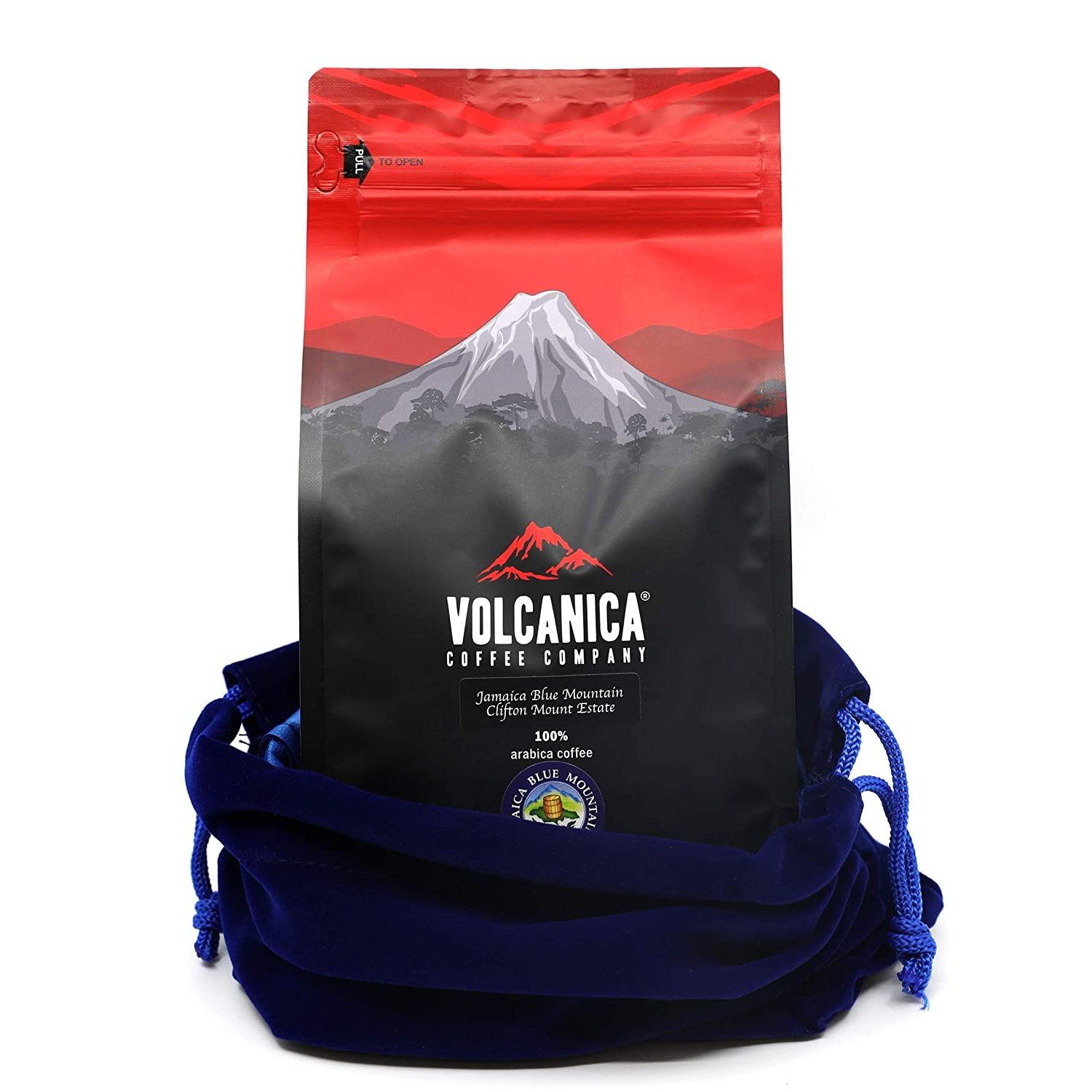 Volcanica Coffee presents the exquisite Jamaica Blue Mountain Clifton Mount Estate Whole Bean (16oz).