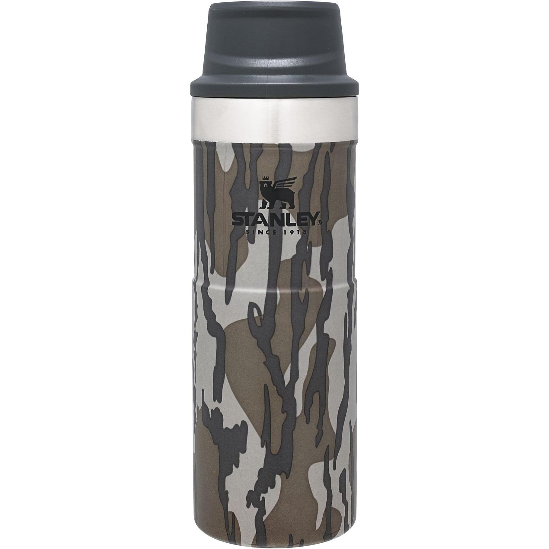 Introducing the Stanley Classic Trigger Action Travel Mug: the ultimate companion for those always on the move. Whether you're a coffee connoisseur, tea lover, or fan of refreshing cold drinks, this travel mug has got you covered. Available in 16 oz and 20 oz sizes, it guarantees your beverages will stay at the optimal temperature for hours, thanks