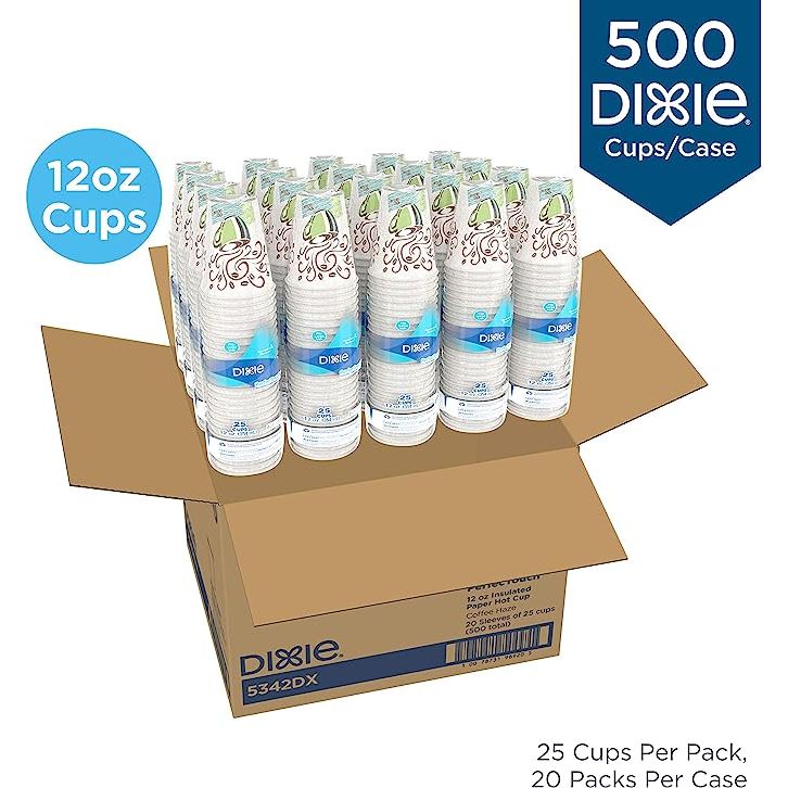 The Dixie PerfecTouch 12 Oz Insulated Paper Hot Coffee Cup by GP PRO is a popular choice for coffee lovers who want to enjoy their beverage on-the-go. The cup is made of high-quality paper and is insulated to keep your coffee hot for a longer period of time.