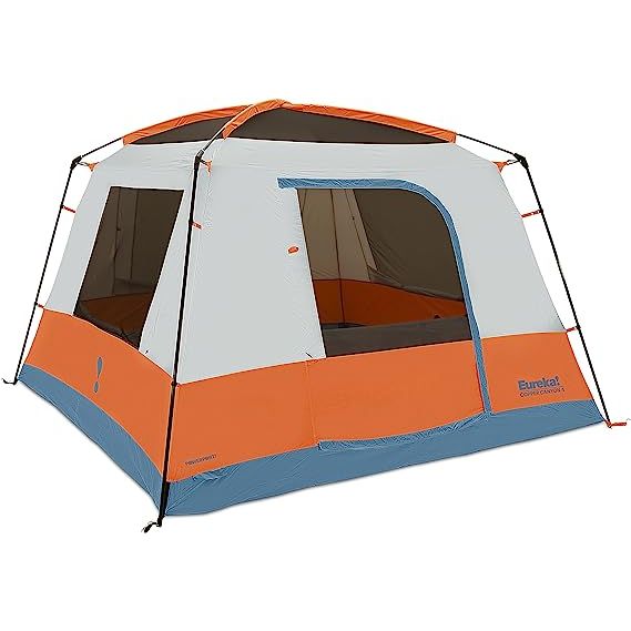 Overall, the Eureka! Copper Canyon LX is a spacious and well-designed option for family and car camping. Its high ceiling, durable materials, and multiple size options make it a top choice for campers seeking comfort and convenience on their next camping trip. Description by ChatGPT.