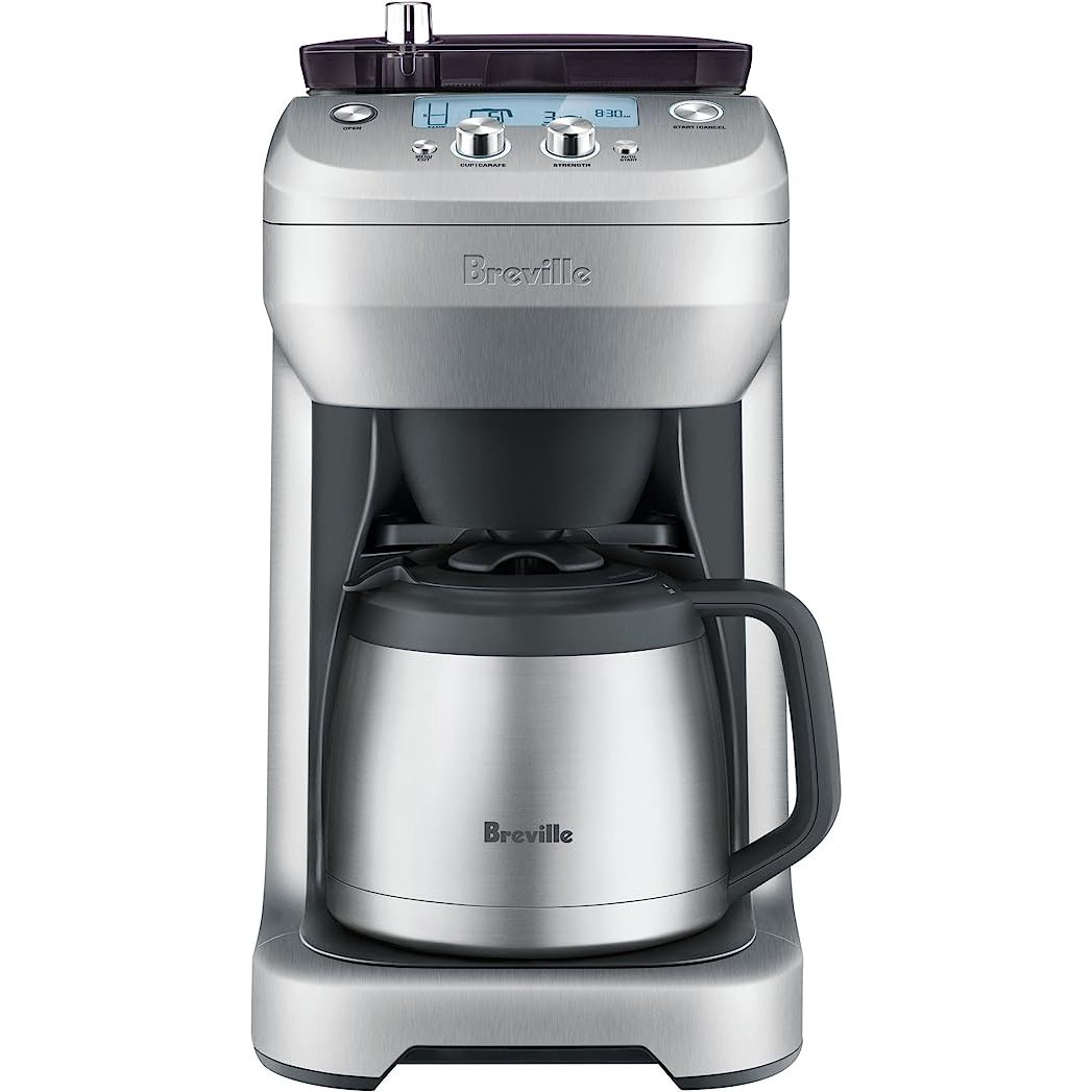 Looking for the perfect drip coffee maker that gives you complete control over your bean grinding process? Look no further than the sleek and sophisticated Breville BDC650BSS The Grind Control Drip Coffee Maker. Made with premium stainless steel, this coffee maker is the ideal size for medium-sized households or families.