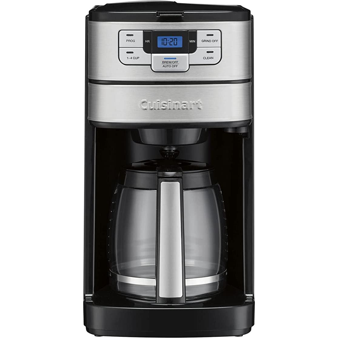 The Cuisinart DGB-400 is a top-of-the-line automatic grind and brew coffeemaker that guarantees a consistently rich, fresh, and flavorful cup of coffee with each use. This innovative machine includes a built-in burr grinder, which finely grinds the beans just moments before brewing to ensure maximum flavor extraction.