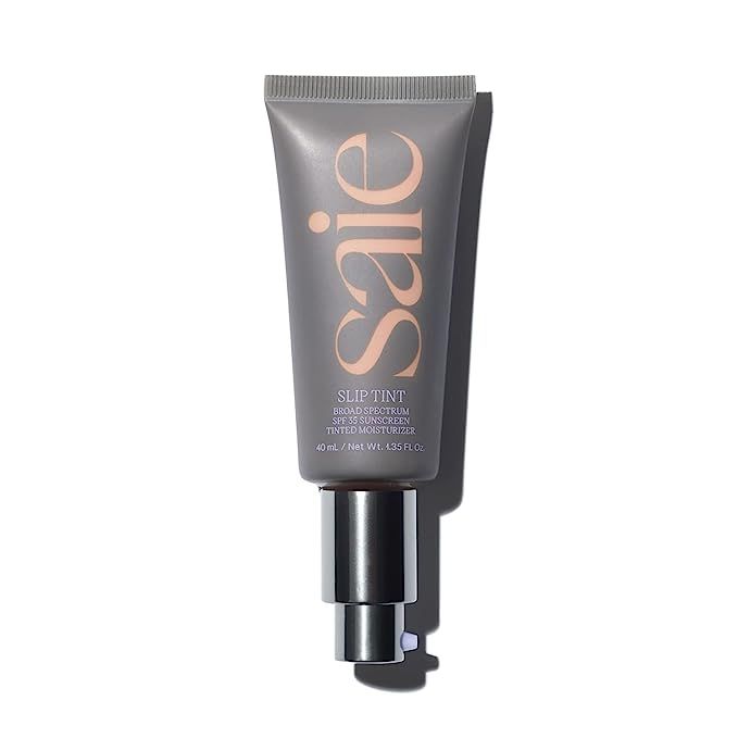 Saie Slip Tint SPF 35 Tinted Moisturizer is a light coverage tinted moisturizer that provides broad spectrum zinc oxide sunscreen protection. It comes in shade three, with a weight of 1.35 oz. 
This moisturizer is designed to provide a subtle, natural-looking coverage that evens out the complexion and protects against damaging UV rays.