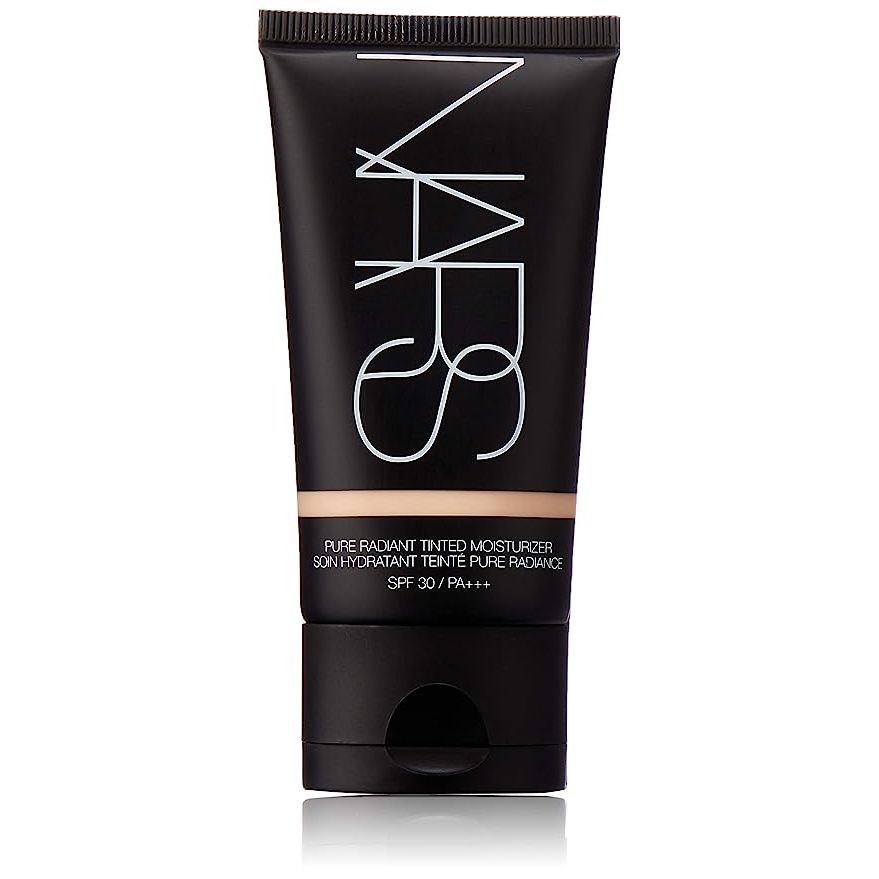 NARS Pure Radiant Tinted Moisturizer SPF 30PA+++ is a popular skincare product that aims to provide both hydration and sun protection in one easy-to-apply product. The moisturizer is a tinted formula that provides light coverage to even out the wearer's complexion while also adding a natural-looking glow.