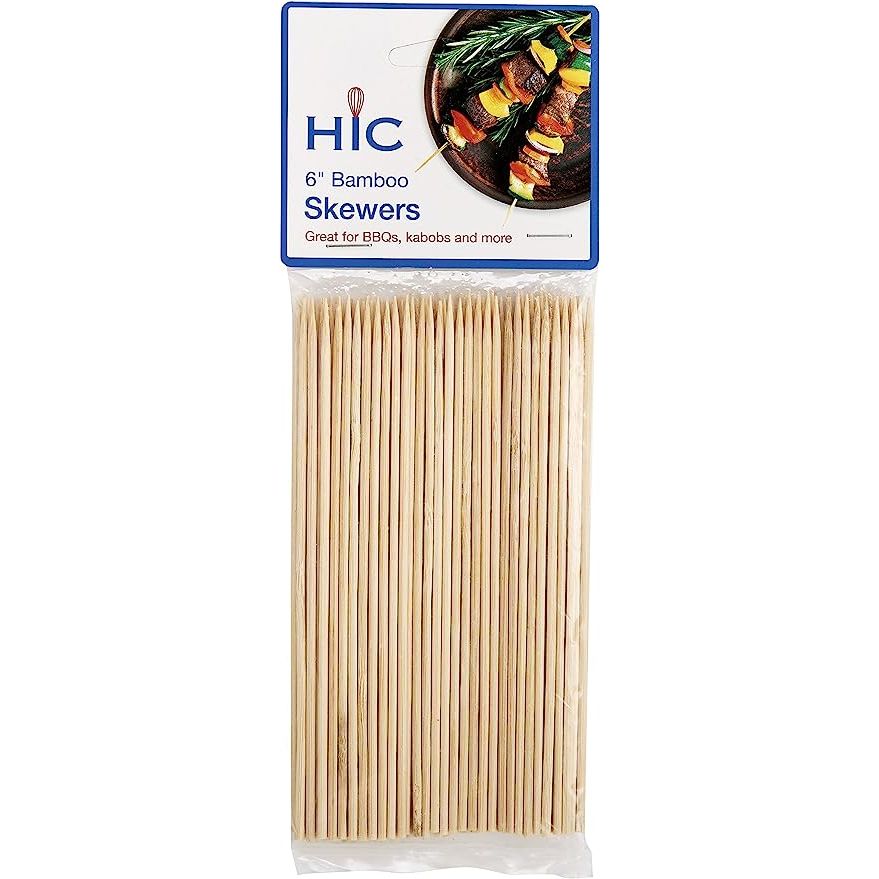 HIC Harold Import Co. is a reputable brand that has been offering high-quality kitchenware and cooking tools for over 50 years. Among their impressive product range, the HIC Bamboo BBQ, Kabob and Grill Skewers, 6-Inches Long, Set of 100 in Brown is a popular choice for barbecue enthusiasts.