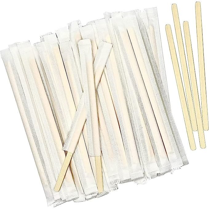 If you're in the market for eco-friendly coffee stirrers, then the 200 Pcs Bamboo Coffee Stirrers might just be what you're looking for. These stirrers are made from 100% natural bamboo, which is a renewable resource and much more sustainable than plastic.
Each stirrer is 5.