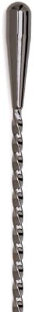 2 Cocktail Kingdom - Teardrop™ Barspoon 30cm - Gunmetal Black