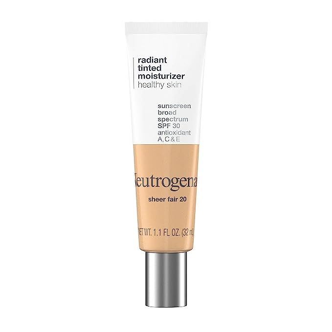 Discover the secret to a naturally flawless complexion with the Neutrogena Healthy Skin Radiant Tinted Moisturizer, boasting Broad Spectrum SPF 30 sunscreen for essential sun protection.