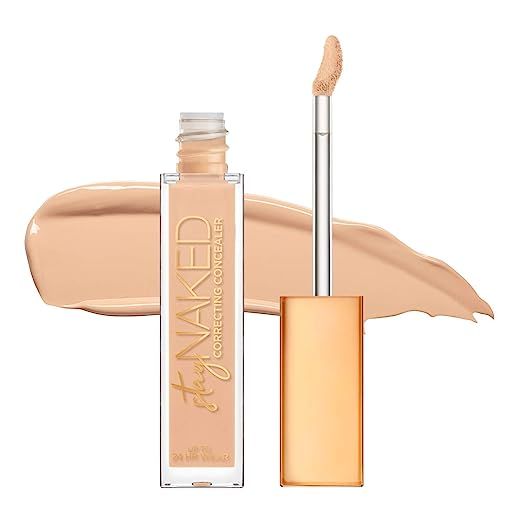 Revolutionize your complexion with Urban Decay's Stay Naked Correcting Concealer – a powerhouse of flawless full coverage in a featherlight package. Crafted to combat imperfections with its impressive opaqueness, this luxurious concealer doesn't just cover; it vanishes blemishes and under-eye shadows for a perfectionist's canvas.