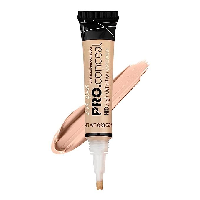 Unveil a pristine, porcelain complexion with the L.A. Girl Pro Conceal HD Concealer in Classic Ivory, the ultimate secret weapon for those with fair skin sporting cool, pink undertones.