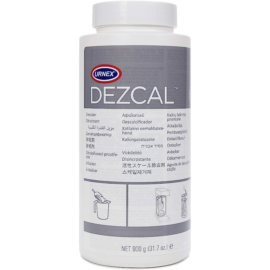 For coffee lovers who recognize the need for a clean coffee and espresso machine, the Urnex Dezcal Coffee and Espresso Machine Descaler is the perfect solution. Packaged in a convenient 900g bottle, this highly effective descaler ensures that every cup of coffee tastes its best.