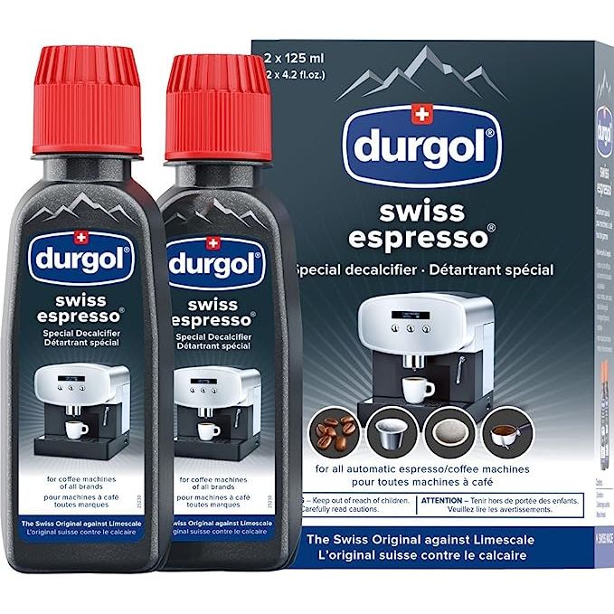 Durgol Swiss Espresso is the ultimate solution for maintaining the optimal condition of your espresso machines and coffee makers. This descaler and decalcifier is specially designed to effectively remove mineral buildup that can negatively impact performance and the taste of your coffee. With two 4.