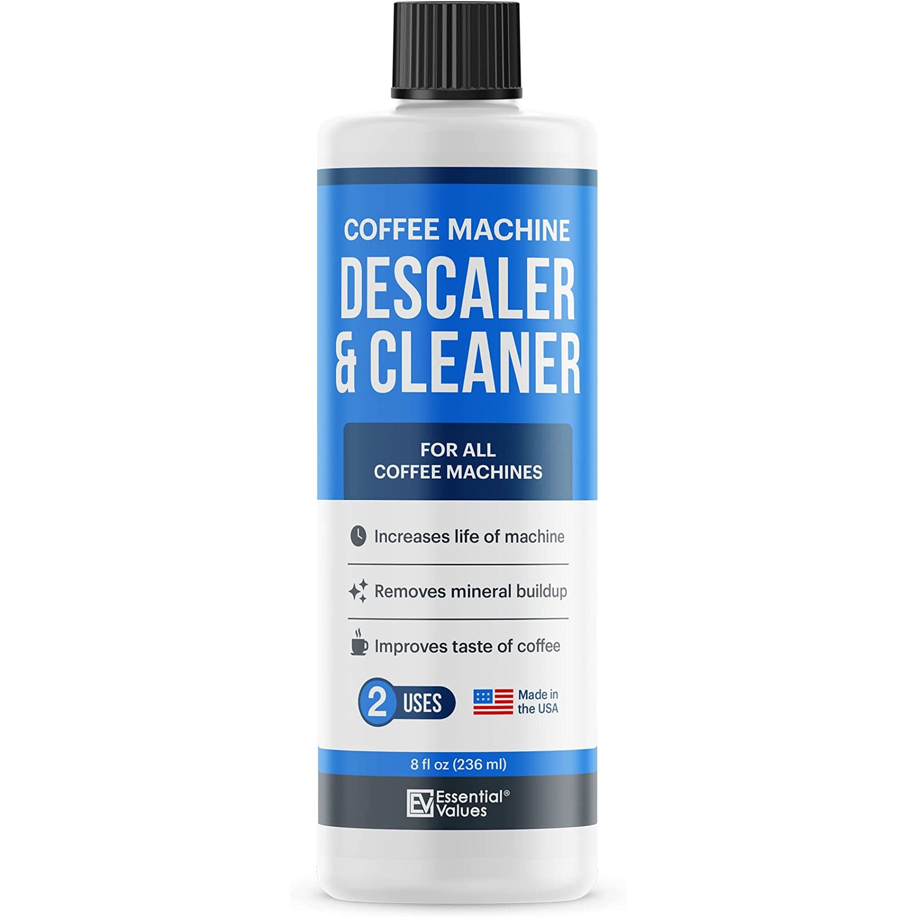 Keep your coffee machine in top shape with Essential Values Coffee Machine Descaler.