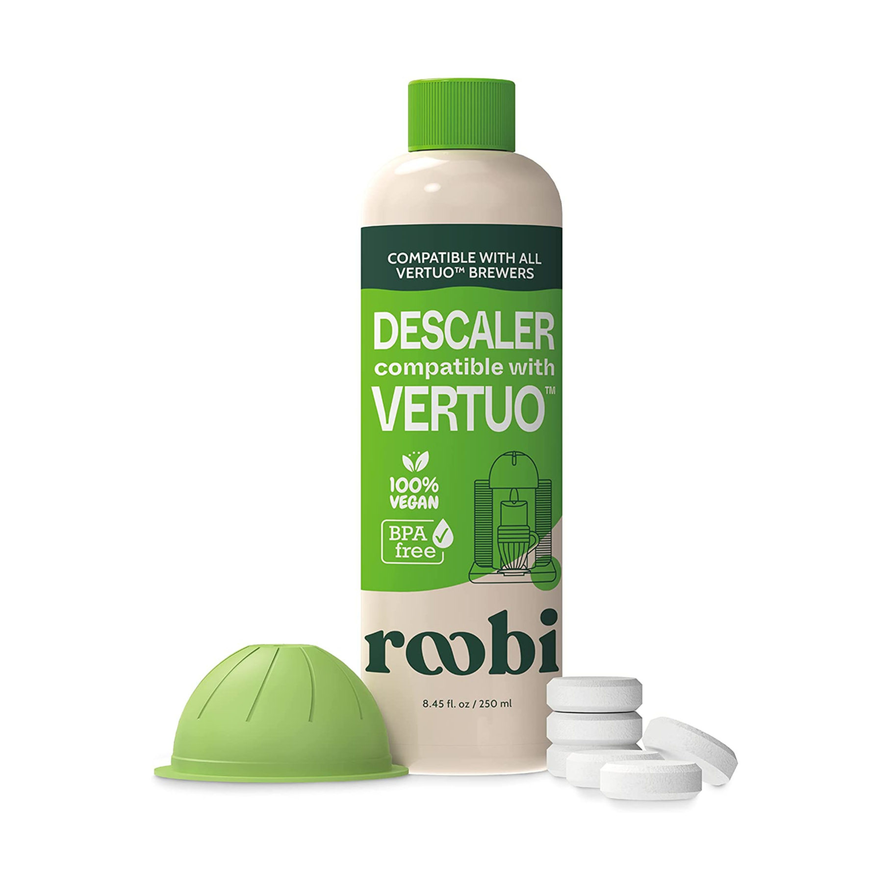 The Nespresso Compatible Vertuo Cleaning & Descaling Kit is the ultimate solution for keeping your Nespresso Vertuo coffee machine in peak condition. This comprehensive maintenance kit includes everything you need to ensure that your machine produces nothing but the finest coffee.