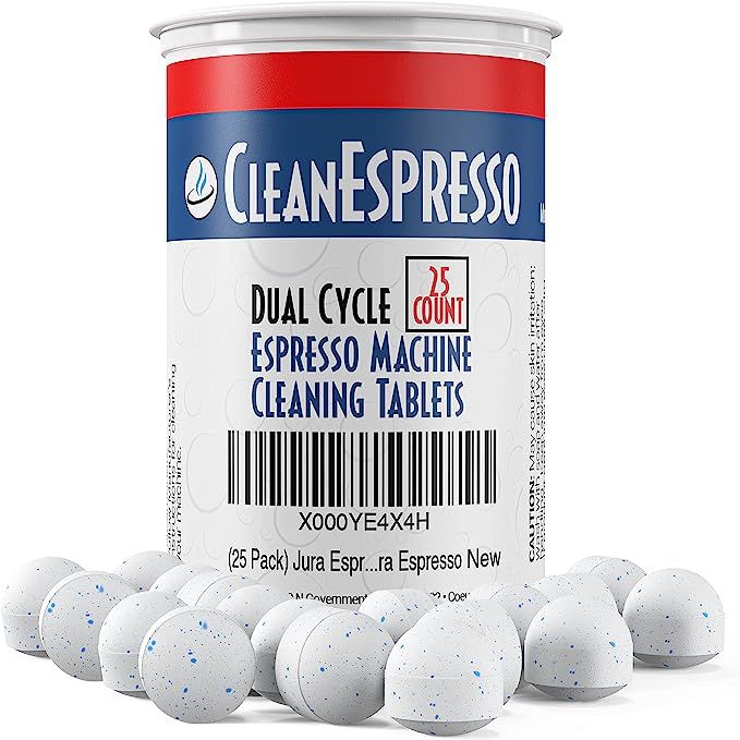 Introducing Jura Compatible Cleaning Tablets (25 Count) - the ultimate solution for keeping your coffee or espresso machine in top-notch condition. Expertly crafted with precision, these 3.5 gram tablets are specifically designed for Jura Capresso, E6, E8, S8, D6, C60 Impressa Models, and various other machines.