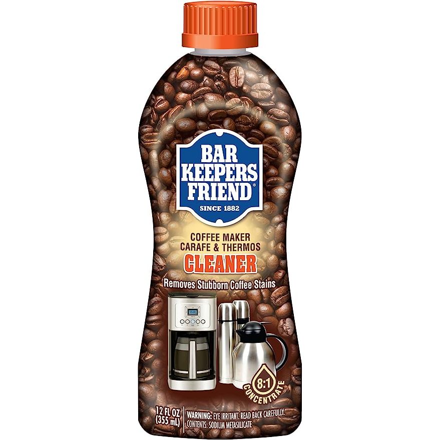 Bar Keepers Friend Coffee Maker Cleaner is a revolutionary cleaning solution specially designed to tackle tough stains, greasy residues, and tannins that accumulate in coffee makers and espresso machines.