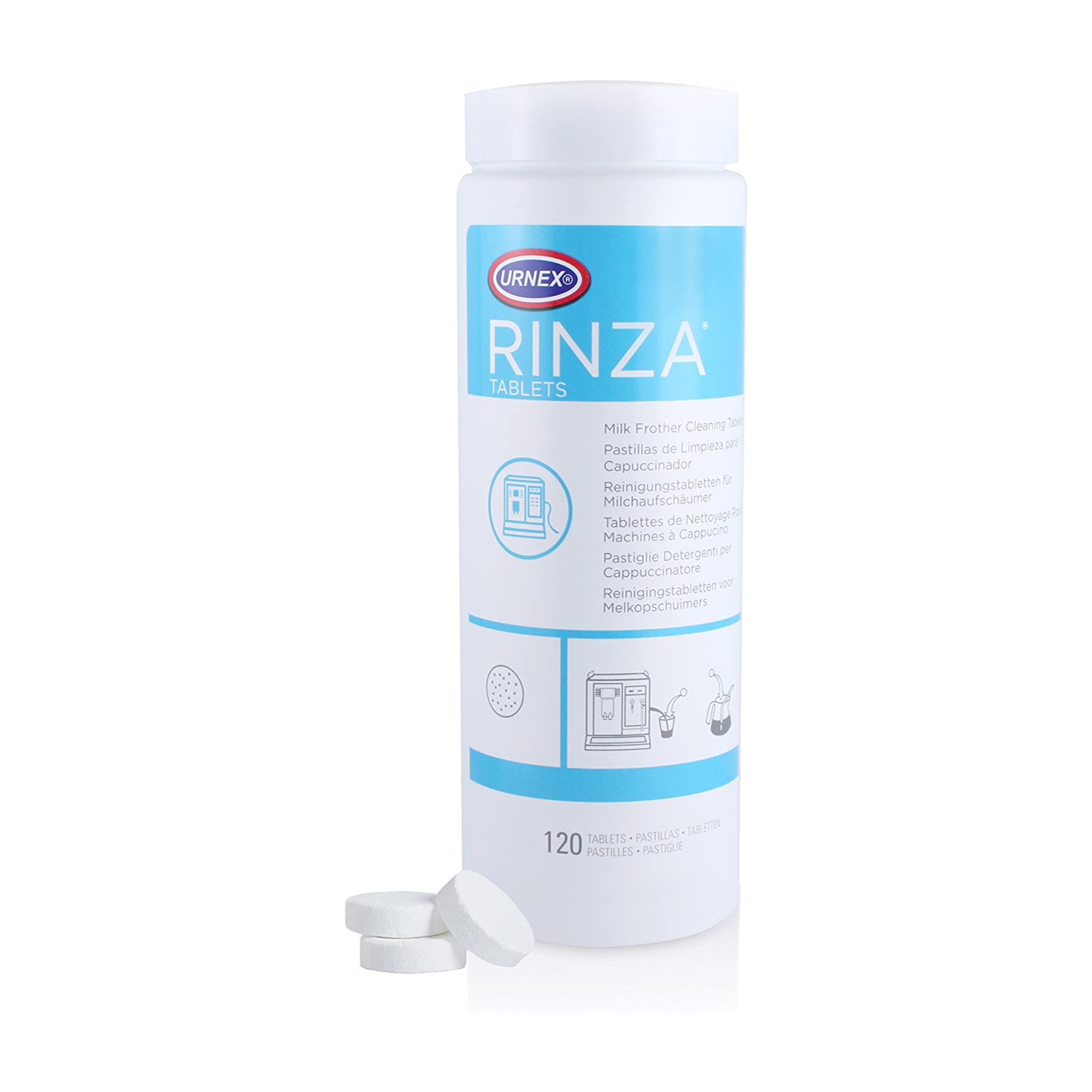 What sets Rinza apart is its unique blend of ingredients that destroy even the most stubborn milk residue, leaving your frother pristine and odor-free. Worried about eco-friendliness? Fear not – these tablets are crafted with non-toxic, biodegradable materials that are both safe for you and gentle on the environment. Plus, they're gluten-free and vegan-friendly, making them a guilt-free choice all around.