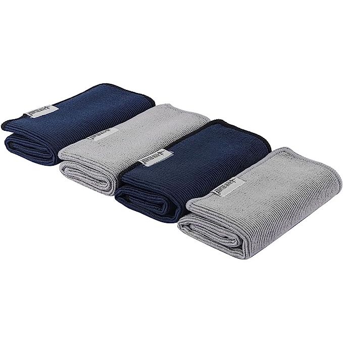 Elevate the cleanliness of your coffee or espresso bar with the MHW-3BOMBER Coffee Bar Towel Square Cleaning Cloths. This pack of four premium microfiber cloths is specifically designed for use in bars, ensuring that your coffee machines, espresso machines, and barista tools remain sparkling clean.