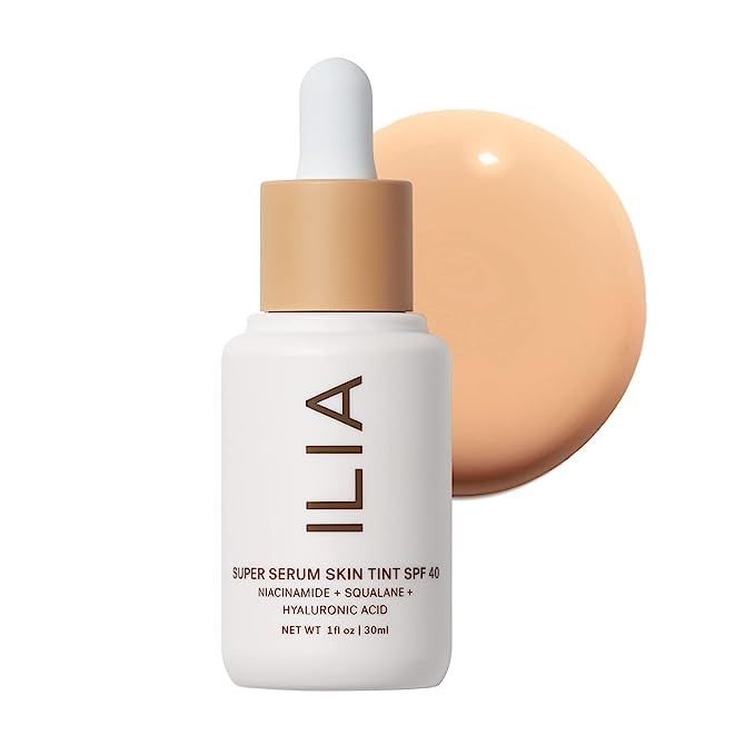 Elevate your daily beauty ritual with ILIA's revolutionary Super Serum Skin Tint SPF 40. This innovative fusion of skincare and makeup offers a pure, breathable veil of color, merging the hydrating and protective power of a serum with the complexion-perfecting tint of a luxury moisturizer.