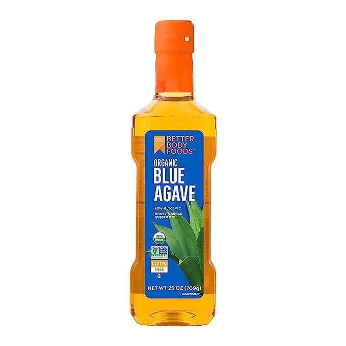 BetterBody Foods Organic Blue Agave is a natural and nutritious sweetener derived from the Blue Agave plant. This liquid sweetener can be used as a perfect substitute for sugar in a wide range of cooking and baking recipes.