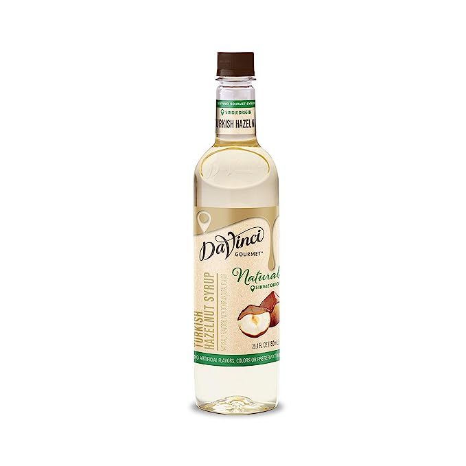 DaVinci Gourmet Naturals Coffee Syrup, Turkish Hazelnut, is a top-notch syrup that elevates your coffee-drinking ritual to a new level. Crafted with natural ingredients and free from synthetic preservatives, flavors, and colors, this syrup guarantees an authentic and pure coffee experience.