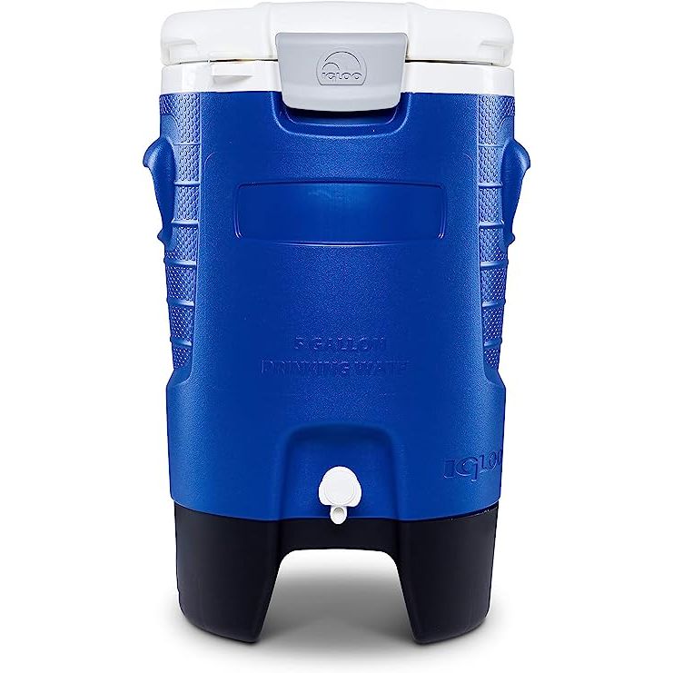 The Igloo 5 Gallon Wheeled Portable Sports Cooler Water Beverage Dispenser with Flat Seat Lid, Blue, Model Number: 42256 is a versatile and durable cooler that is designed to keep your drinks and beverages cold for extended periods of time. This cooler is perfect for outdoor activities such as camping, picnics, and sports.