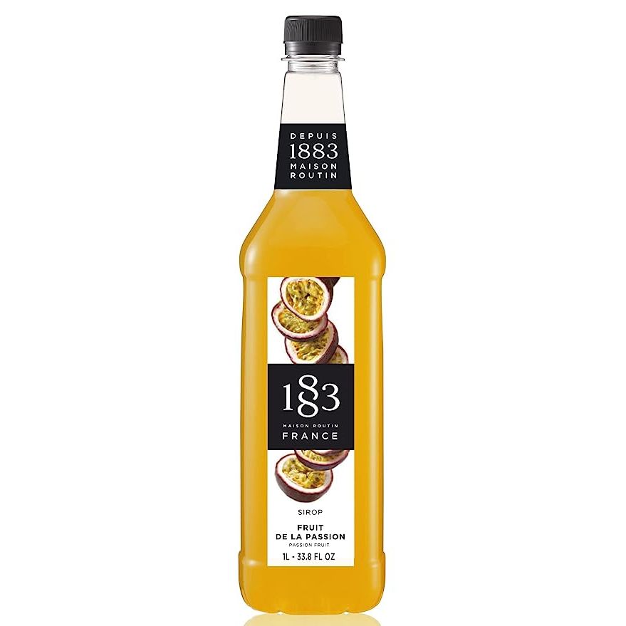 1883 Passion Fruit Syrup is the go-to choice for those who want to add a burst of fruity goodness to their hot or cold beverages. Packaged in a 1-liter (33.8 fl oz) plastic bottle, this French-made flavored syrup has gained popularity in cafes, bars, and restaurants across the globe.