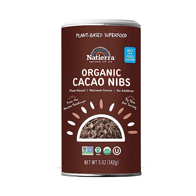 Introducing the NATIERRA Himalania Organic Cacao Nibs Shaker, a delectable chocolate treat packed with health benefits. Crafted from premium organic farms in Peru, these non-GMO and vegan cacao nibs are delicately processed to preserve their natural, indulgent flavor.