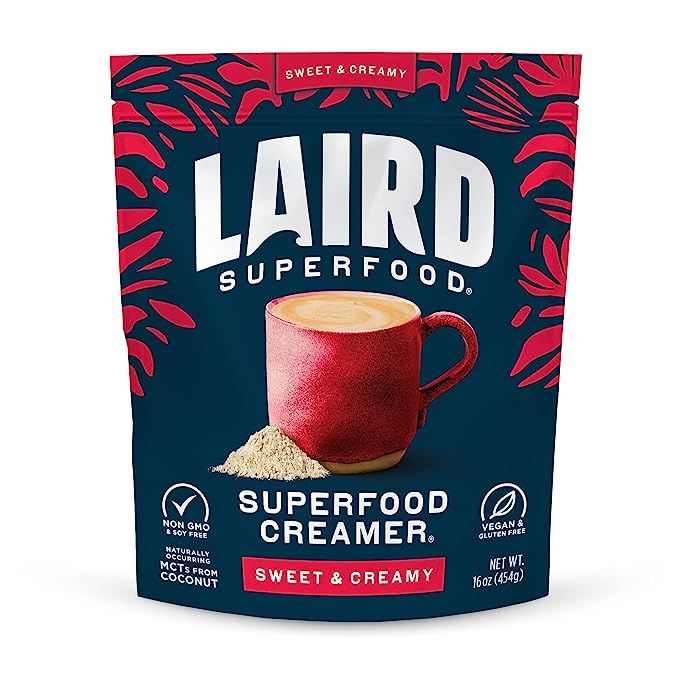 Laird Superfood Non-Dairy Superfood Creamer is the ideal solution for coffee lovers seeking a lactose-free and plant-based alternative. This premium coffee creamer is crafted from coconut powder, offering a deliciously sweet and creamy taste. With its gluten-free and non-GMO composition, it caters to individuals with diverse dietary restrictions.