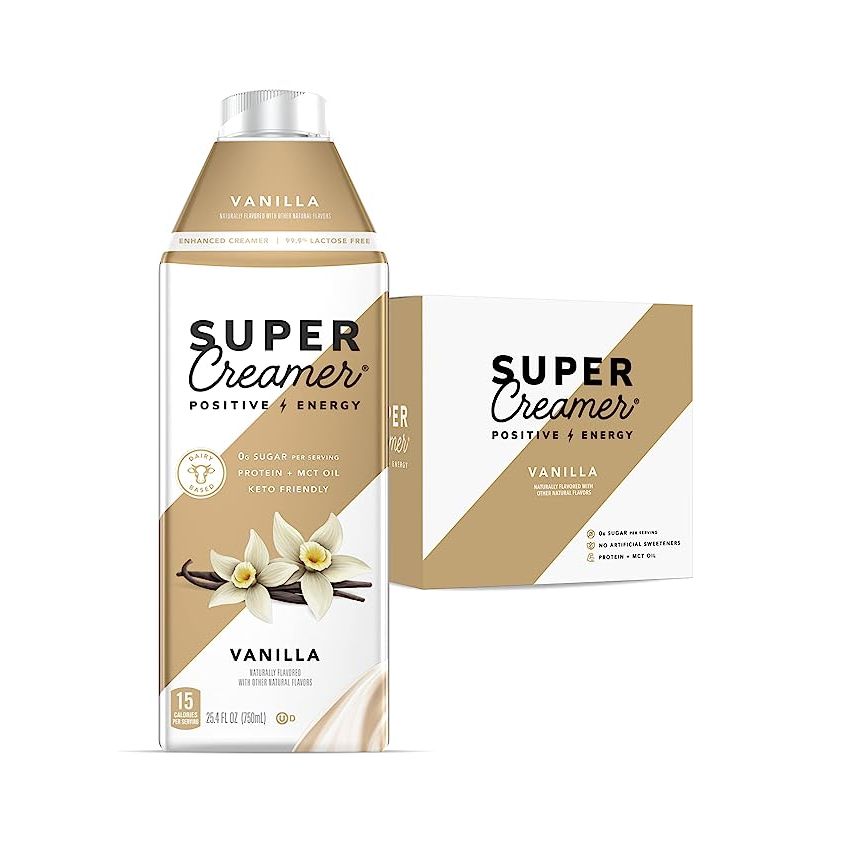 Introducing the Vanilla Super Creamer, a game-changer in the world of coffee enhancements. This exceptional creamer combines the delightful taste of creamy goodness with a powerful punch of protein to revolutionize your morning routine.