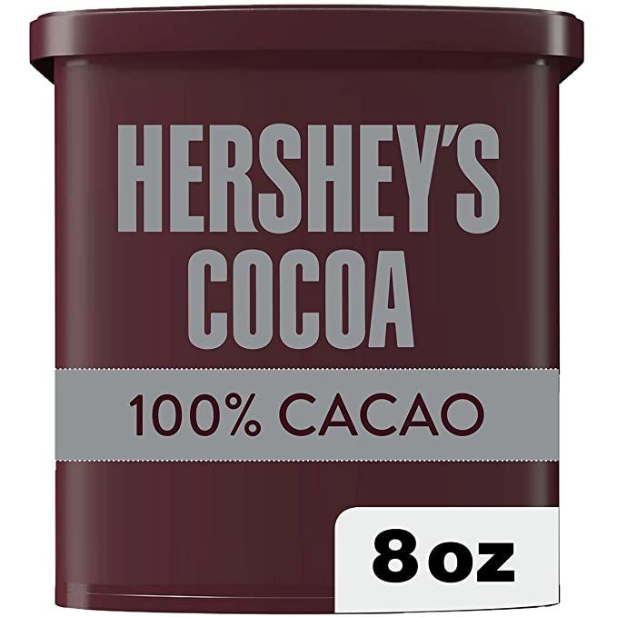 Introducing the HERSHEY'S Natural Unsweetened Cocoa Container, an 8 oz package of premium cocoa powder that will elevate your baking and cooking to a whole new level. This pure cocoa powder is unsweetened and free from any additional flavorings or preservatives, ensuring a genuinely natural and authentic ingredient for your recipes.