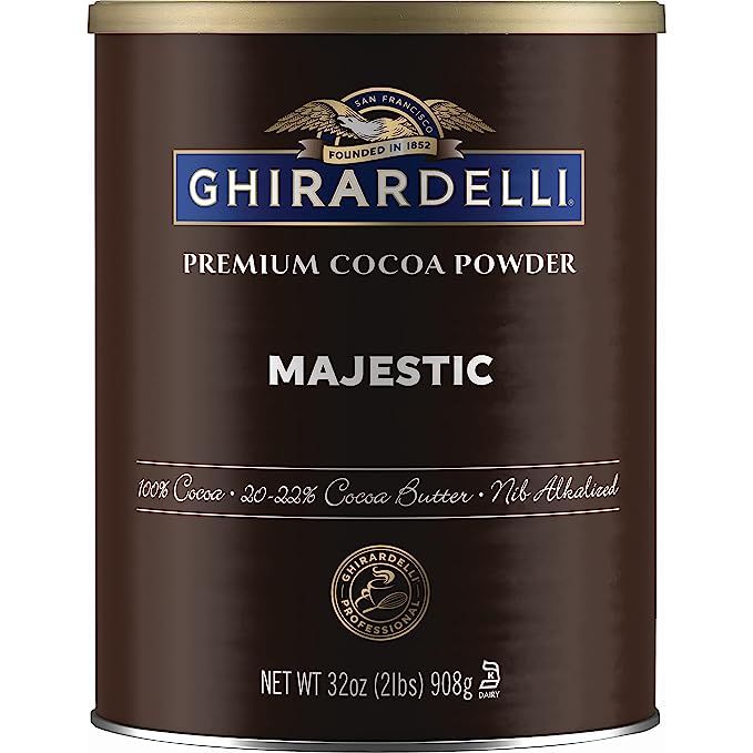 Indulge your taste buds and those of your loved ones with delectable treats made using Ghirardelli Majestic Premium Cocoa Powder. Whether you are craving a luscious chocolate cake, irresistible brownies, or creamy truffles, this cocoa powder delivers exceptional results every time. It can even be used to make decadent hot cocoa or delightful chocolate sauces, perfect for any occasion.