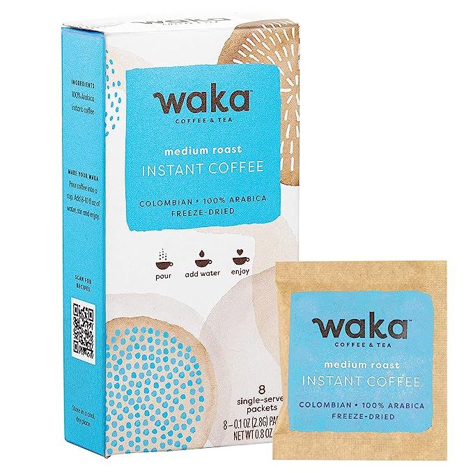 Waka Quality Instant Coffee is the go-to choice for coffee enthusiasts who crave a delicious cup of joe on the fly. Among their range of exceptional coffees, the Waka Quality Instant Coffee - Medium Roast - Colombian 100% Arabica Freeze Dried Beans - 8 Single-Serve Packets stands out as a truly exceptional option.